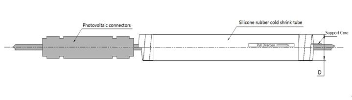 tubo fotovoltaico de retroceso en fr&iacute;o