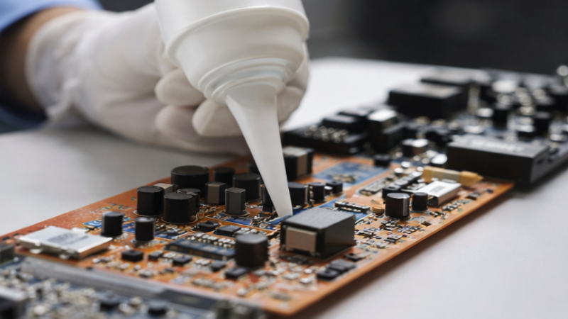 compuesto de silicona para encapsular electr&oacute;nica