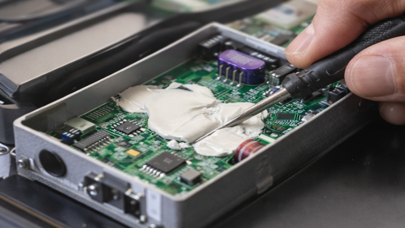 compuesto para macetas de silicona